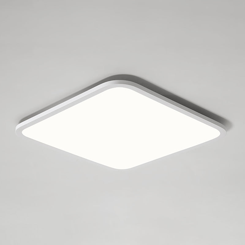 Modern Style Square Shade Ceiling Lamp Metal 1 Headed Ceiling Lighting for Restaurant