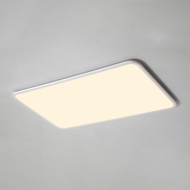 Modern Style Square Shade Ceiling Lamp Metal 1 Headed Ceiling Lighting for Restaurant