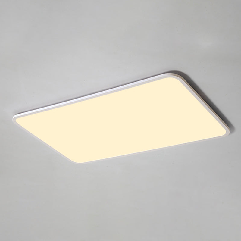 Modern Style Square Shade Ceiling Lamp Metal 1 Headed Ceiling Lighting for Restaurant