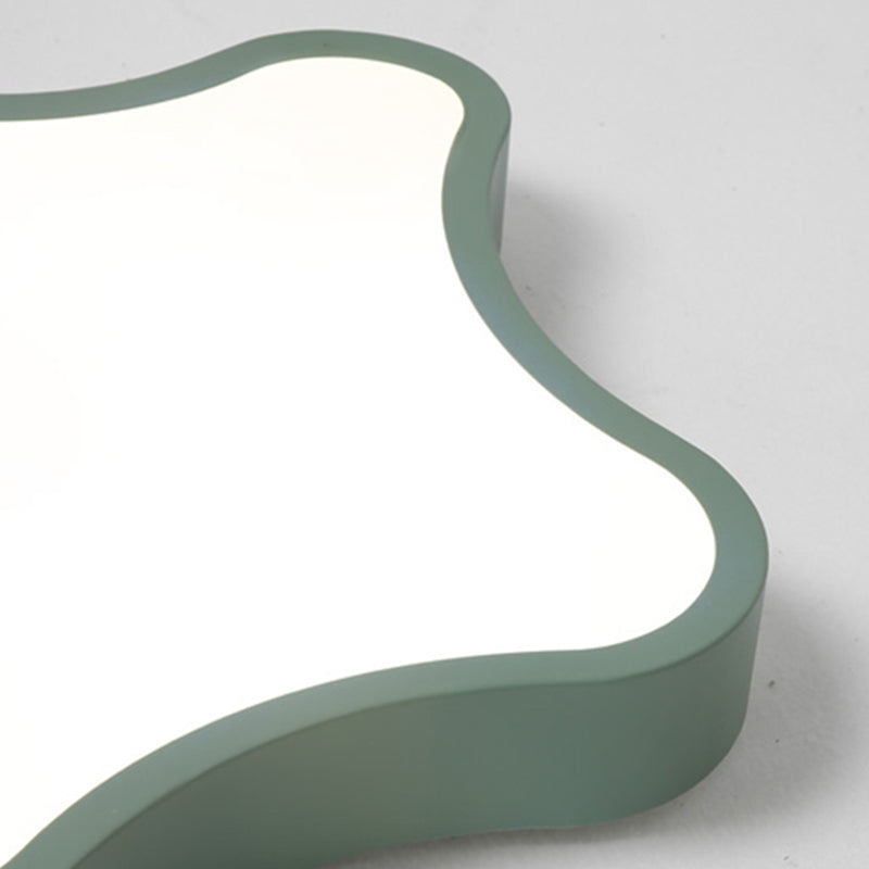 Modern Style Star Shade Ceiling Lamp Metal 1 Headed Ceiling Lighting for Bedroom