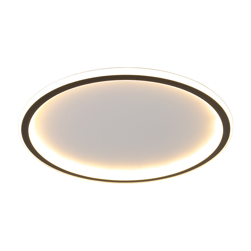 Circle Aluminum Ceiling Mounted Fixture Nordic LED Close to Ceiling Lamp