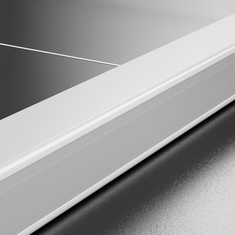 Modern Metal Island Lamp Linear 1-Light Restaurant Pendant Light with Acrylic Shade