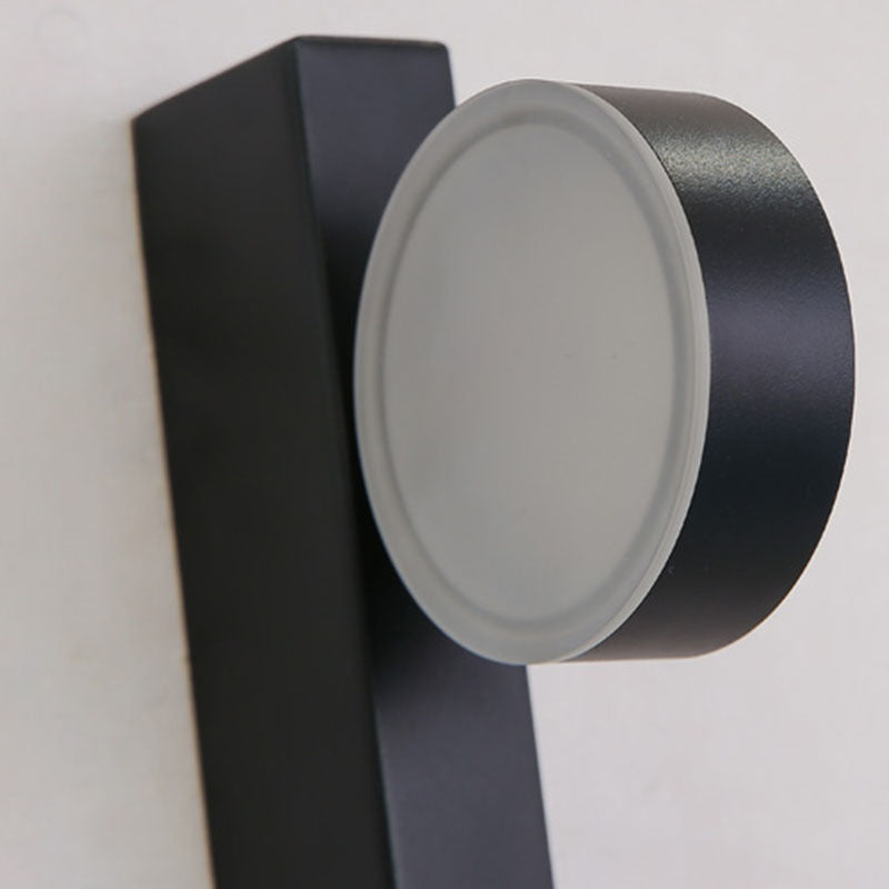 Metal Cylinder Wall Mounted Lamps Modern Style 1 Light Wall Lighting Fixtures