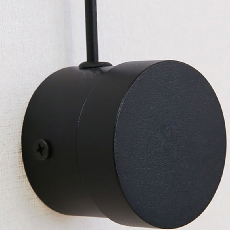 Metal Cylinder Wall Mounted Lamps Modern Style 1 Light Wall Lighting Fixtures