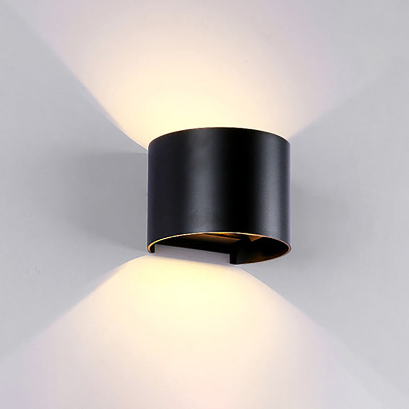 Modern Style Aluminum Wall Light Geometric LED Wall Washer for Outdoors