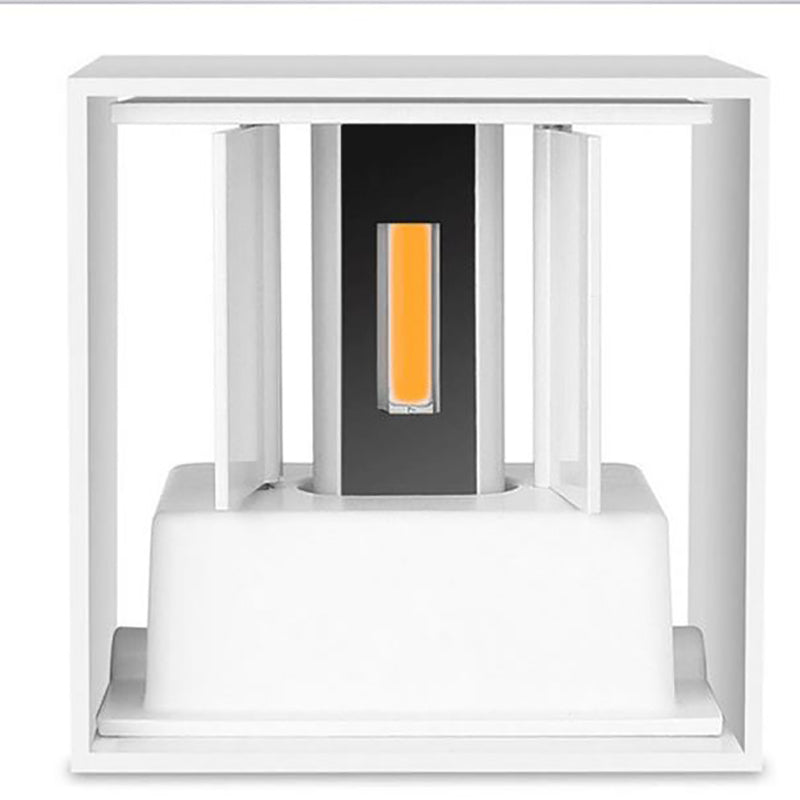 Modern Style Aluminum Wall Light Geometric LED Wall Washer for Outdoors
