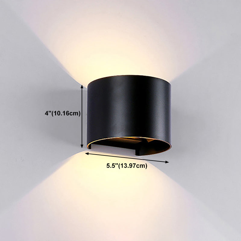 Modern Style Aluminum Wall Light Geometric LED Wall Washer for Outdoors