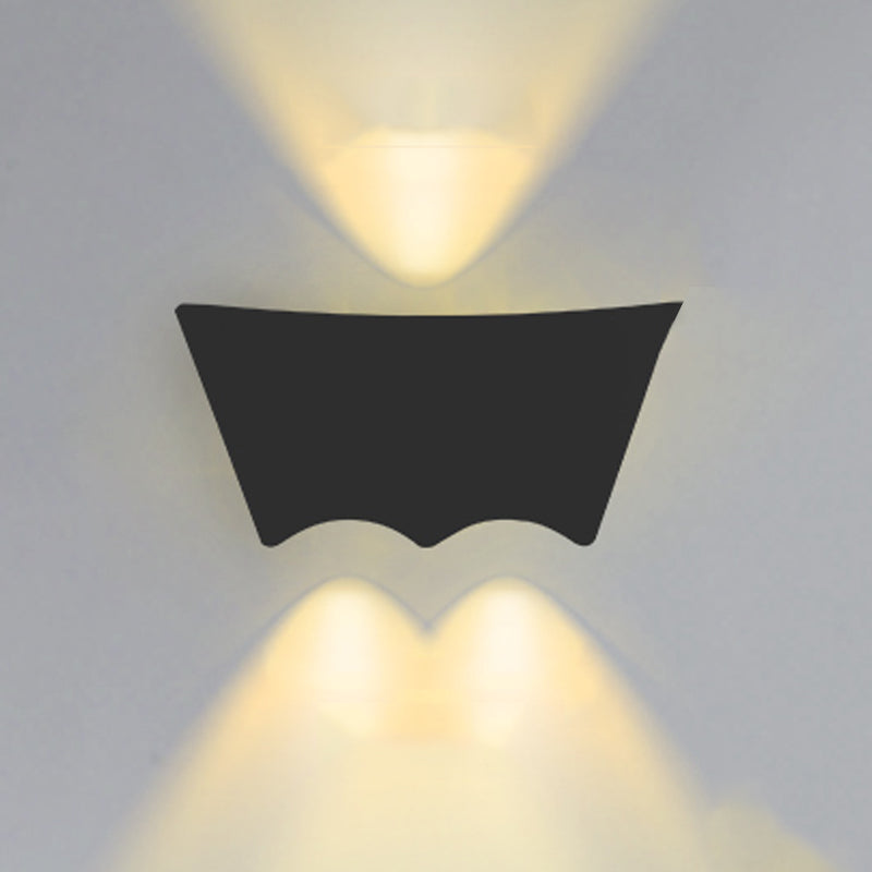 Contemporary Style Geometric Wall Mounted Lamps Metal Multi Lights Wall Washer Sconce