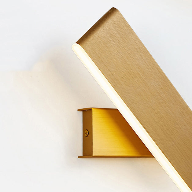 Nordic Style Aluminum Wall Light Rotatable Rectangle LED Wall Lamp for Living Room