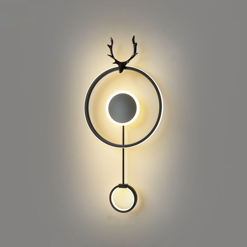 Modern Style Wall Mount Light LED Wall Sconce Light with Silica Gel Shade for Bedroom