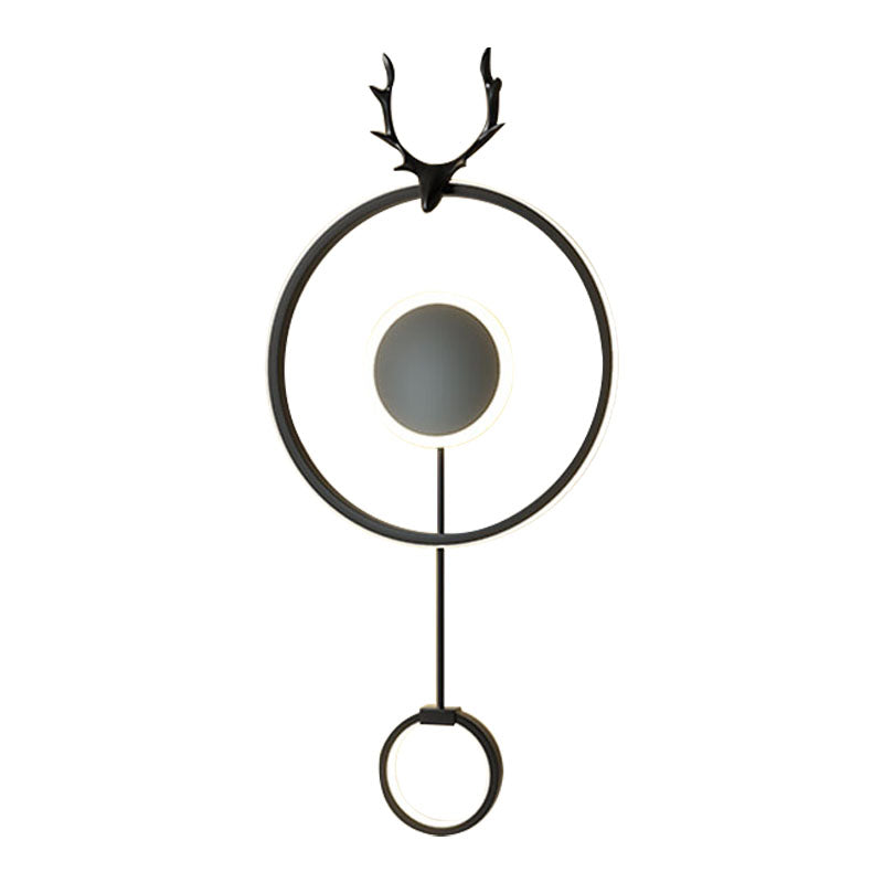 Modern Style Wall Mount Light LED Wall Sconce Light with Silica Gel Shade for Bedroom