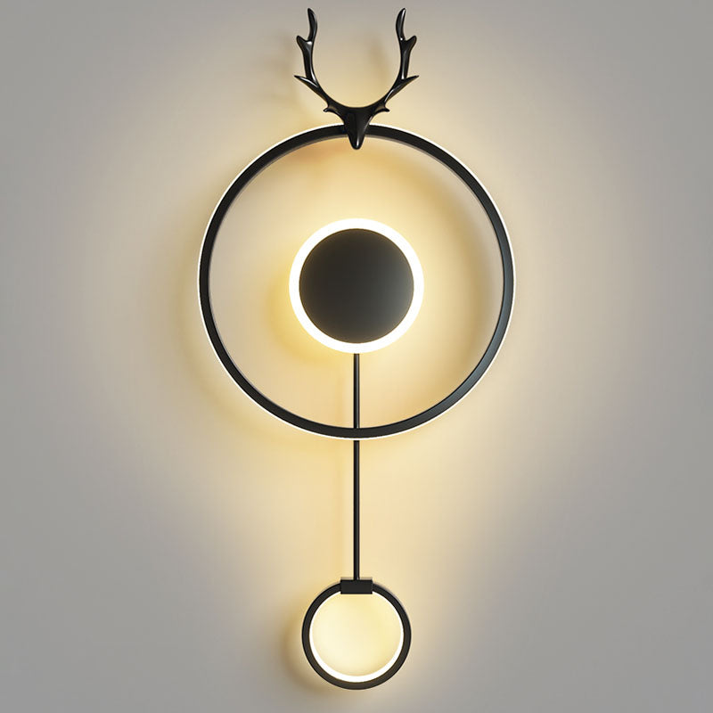 Modern Style Wall Mount Light LED Wall Sconce Light with Silica Gel Shade for Bedroom