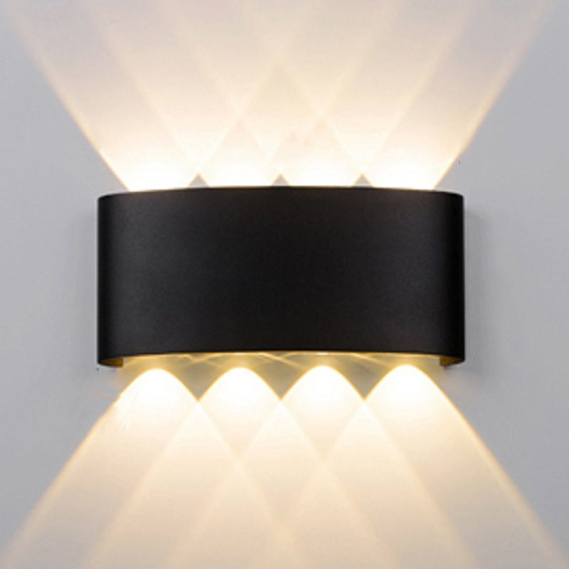 Nordic Style Iron Wall Light Modern Waterproof LED Wall Lamp for Corridor