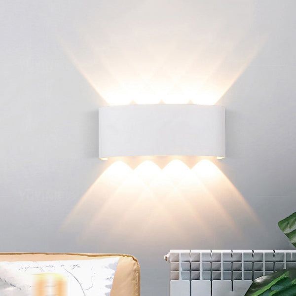 Nordic Style Iron Wall Light Modern Waterproof LED Wall Lamp for Corridor
