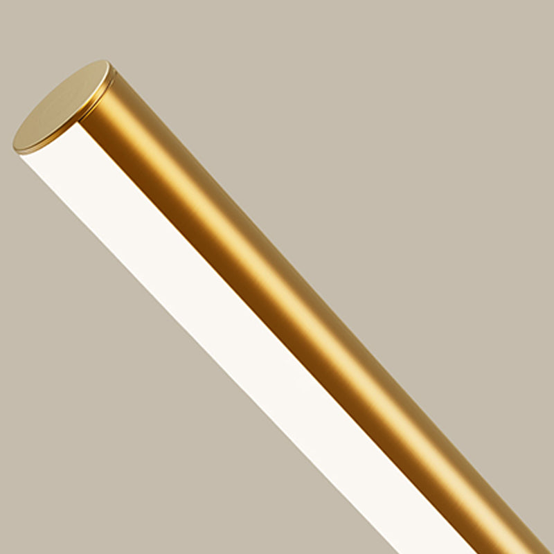 Modern Style Linear Shape Wall Sconce Metal 2 Light Wall Lighting for Bedroom