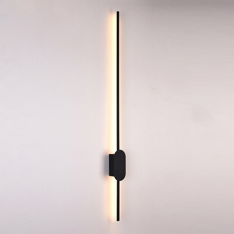 Modern Style Linear Shape Wall Sconce Metal Wall Lighting for Bedroom