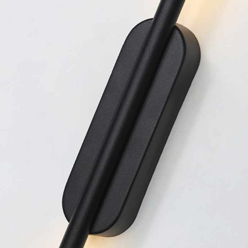 Modern Style Linear Shape Wall Sconce Metal Wall Lighting for Bedroom