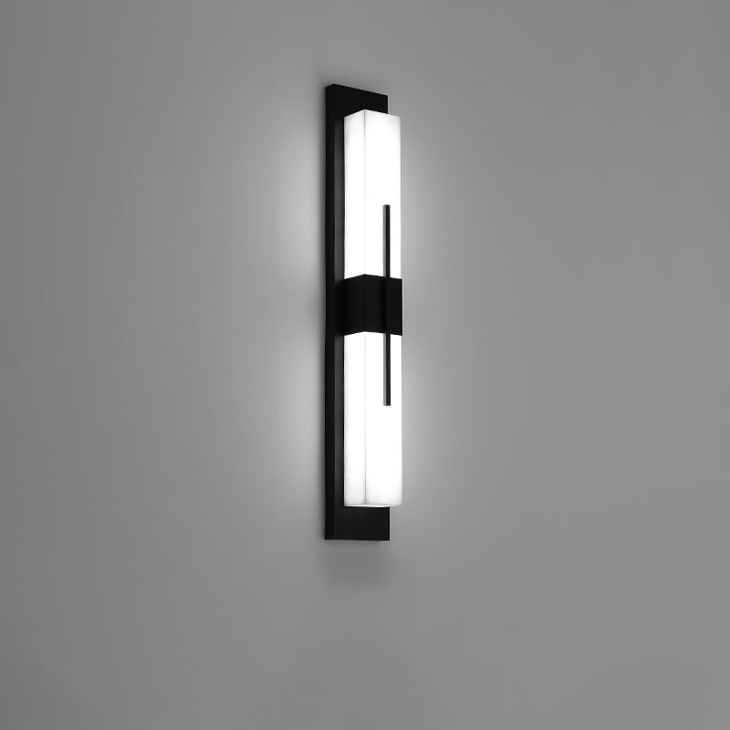 1-Light Modern Wall Sconce Simple Stone Wall Mount Lamp for Living Room