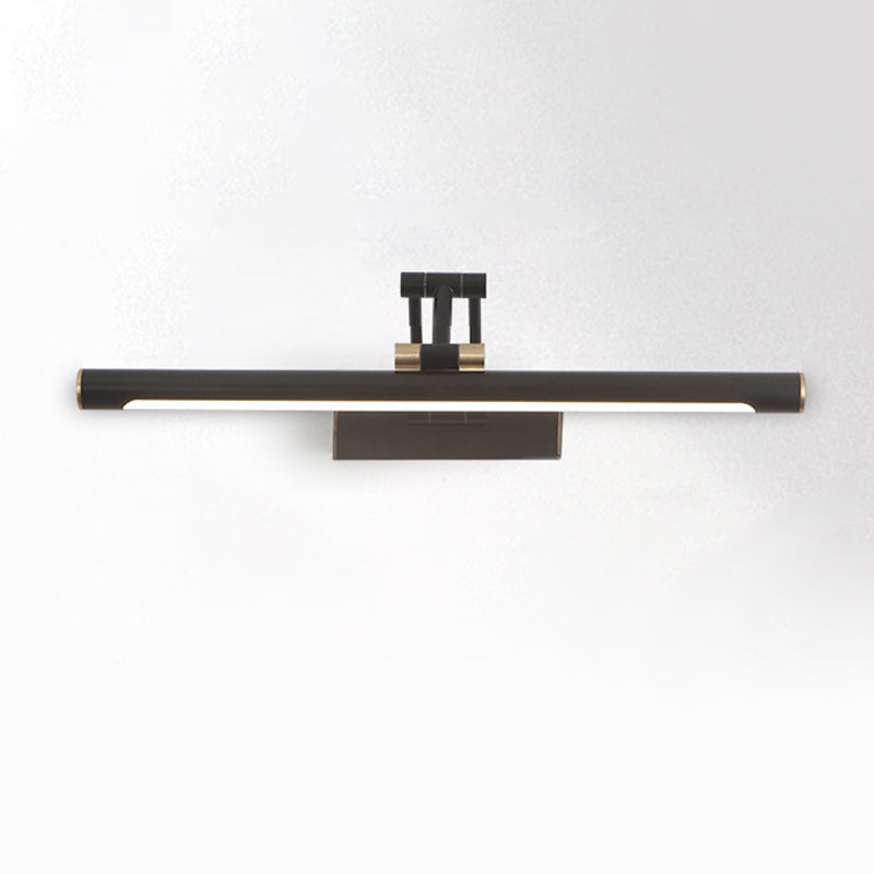 1-Light Linear Wall Sconce Modern Style Metal Sconce Lamp for Shower Room