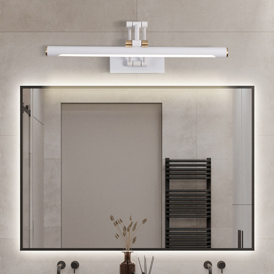 1-Light Linear Wall Sconce Modern Style Metal Sconce Lamp for Shower Room