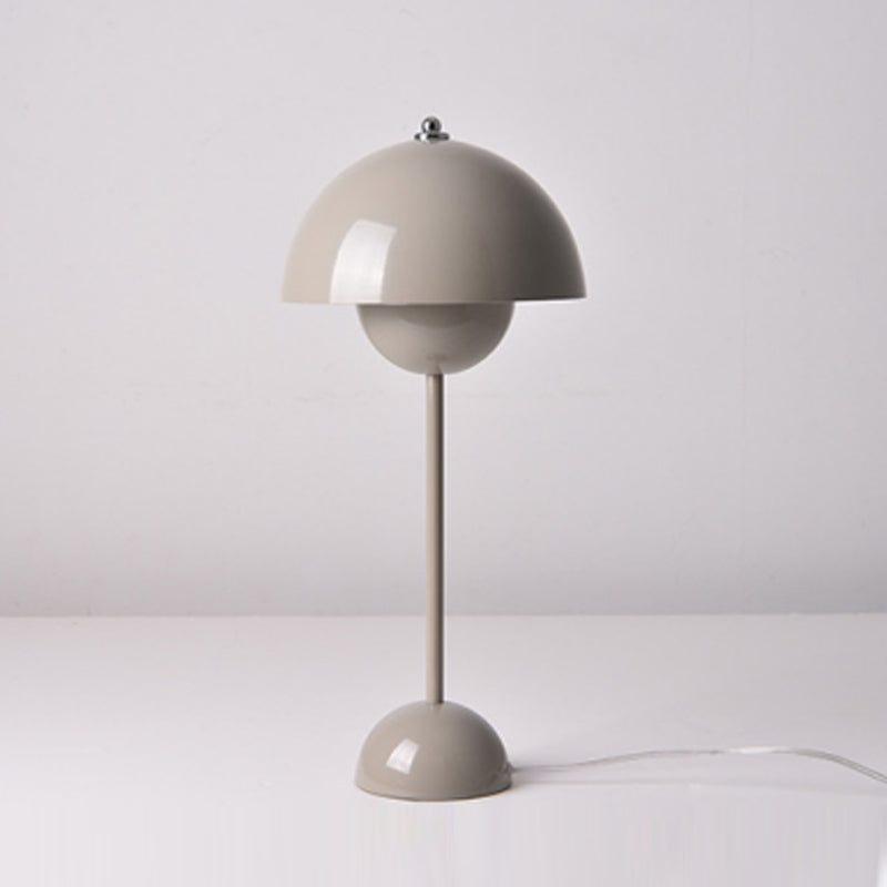 Macaron Style Table Lamp 1-Light Desk Lamp with Metal Shade for Bedroom