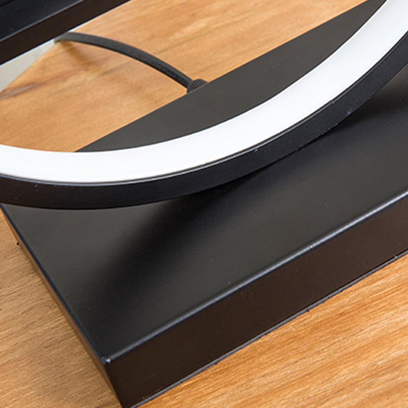 Modern Metal Table Lamp 1-Light LED Desk Lamp for Living Room