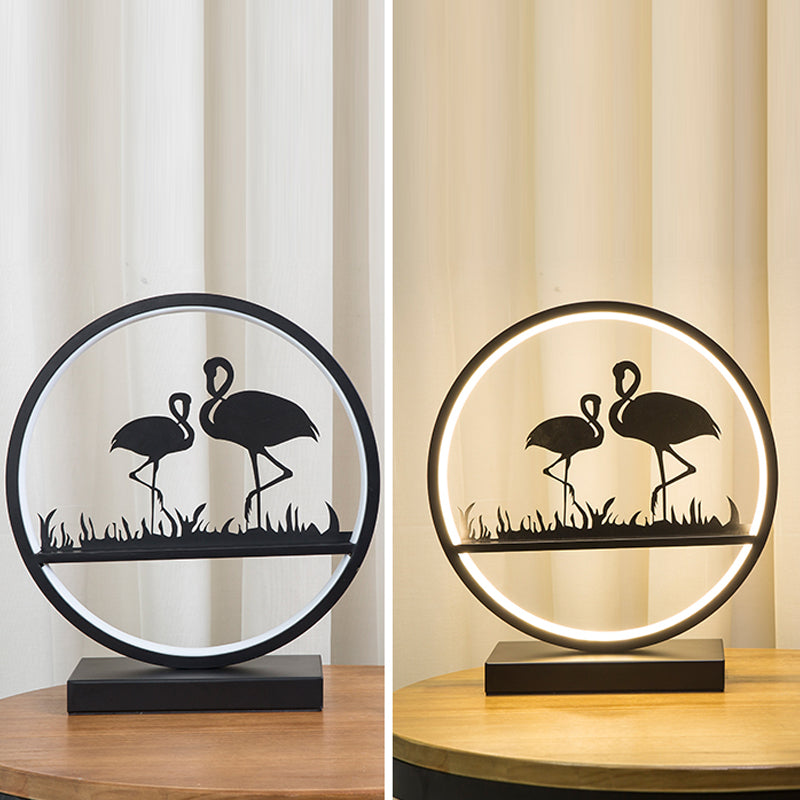 Modern Metal Table Lamp 1-Light LED Desk Lamp for Living Room