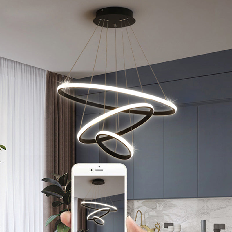 Contemporary Multi-Layer Chandelier Lights Metal Chandelier Pendant Light