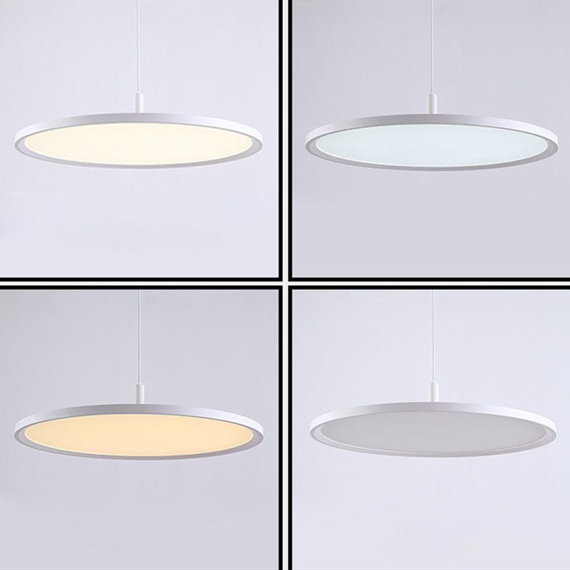 Modern Style Hanging Light Fixture 1-Light LED Pendant Light for Bedroom