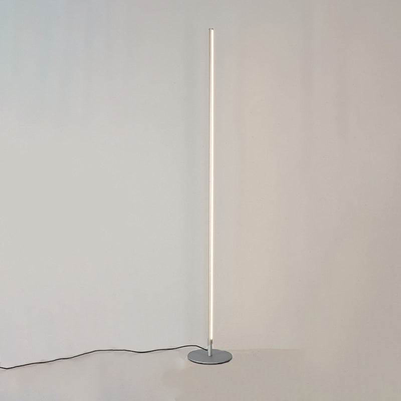 Nordic Style LED Floor Lamp Aluminium Geometry Line Floor Light for Living Room