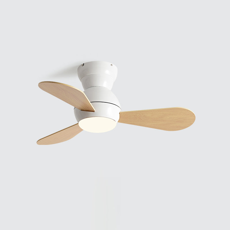 Colorful LED Ceiling Fan Light Modern Metal 1 Light LED Ceiling Fan for Children's Room
