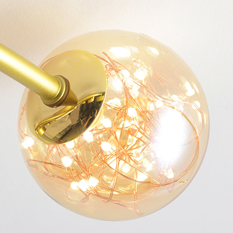 Metal Geometric Ceiling Light Modern Style Multi Lights LED Flush Light