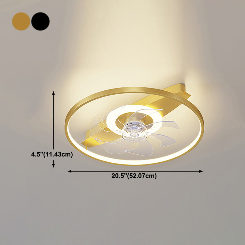 Metal Geometric Ceiling Light Modern Style Multi Lights LED Flush Light