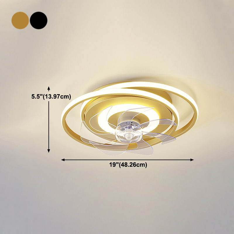 Metal Geometric Ceiling Light Modern Style Multi Lights LED Flush Light