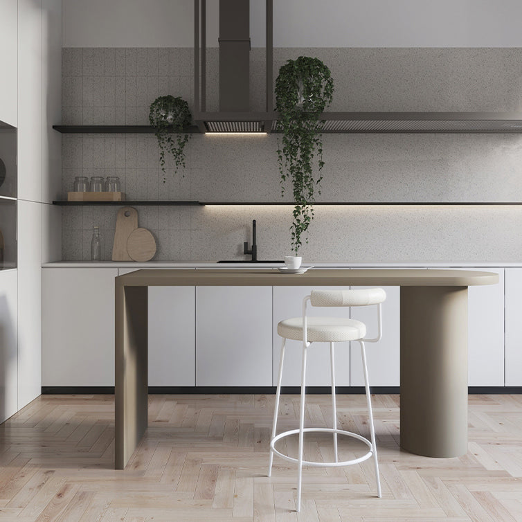 Dining Room Ash Wood Counter Table 40-inch Height Modern Bar Table