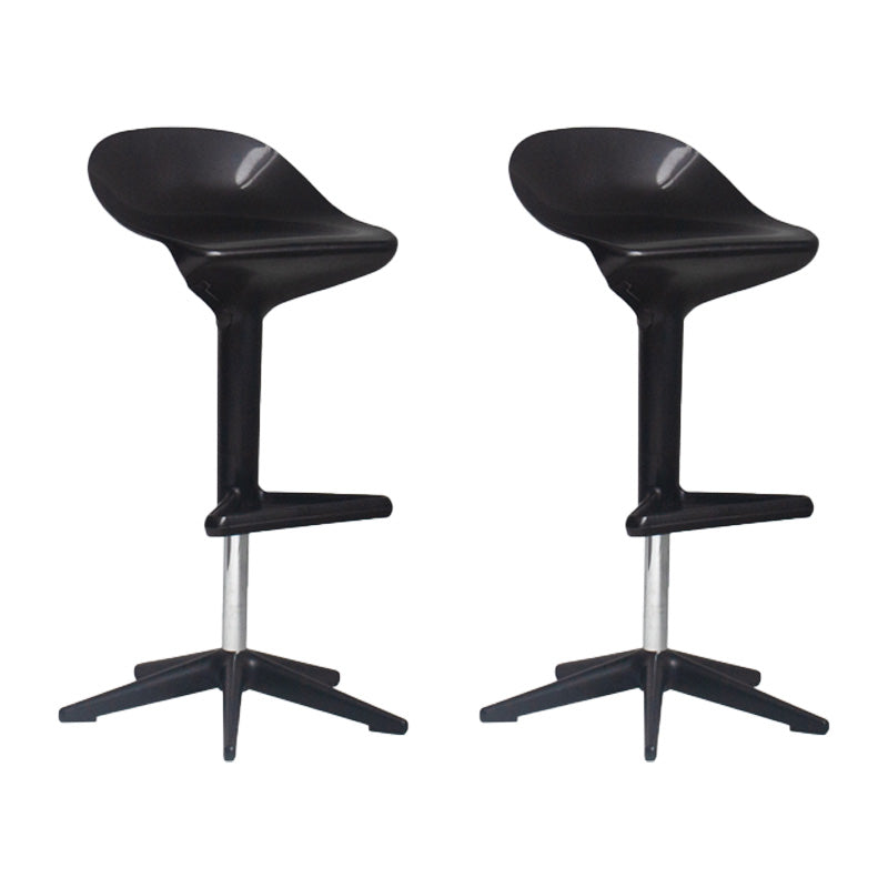 Industrial Bar-stool Adjustable Leather Counter Bar Stool with Metal Legs