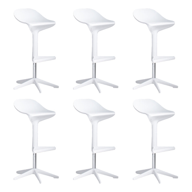 Industrial Bar-stool Adjustable Leather Counter Bar Stool with Metal Legs