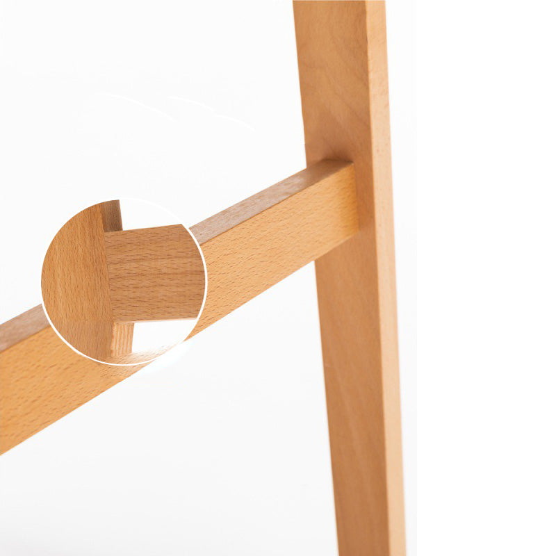 Contemporary Bar-stool Square Counter Bar Stool with Wooden Legs for Kitchen