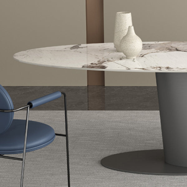 Modern Style Sintered Stone Dining Table Set 1/3/4/7 Pieces Dining Set