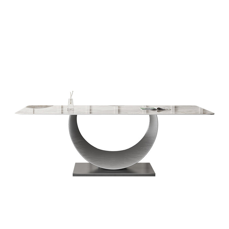 1/3/4/5/7/8 Pcs Sintered Stone Dining Table Set Pedestal Dining Table