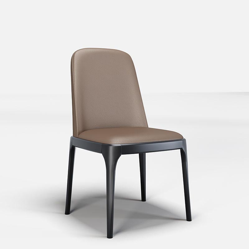 Dining Chairs Modern Style Oak Wood Side Chairs for Dining Room