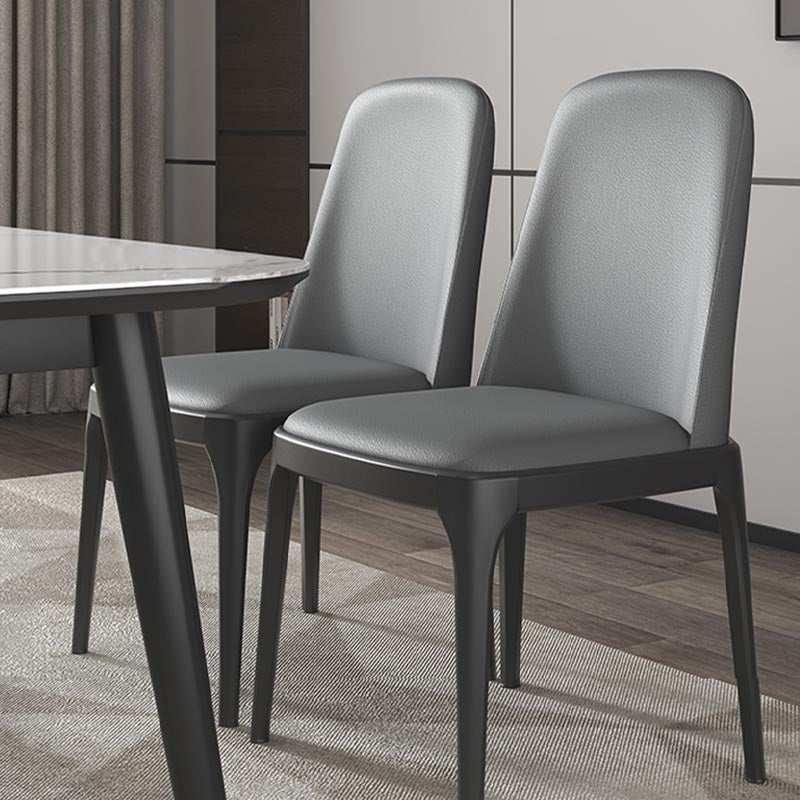 Dining Chairs Modern Style Oak Wood Side Chairs for Dining Room