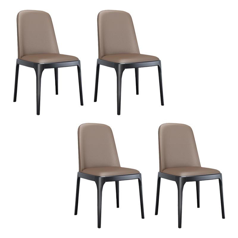 Dining Chairs Modern Style Oak Wood Side Chairs for Dining Room