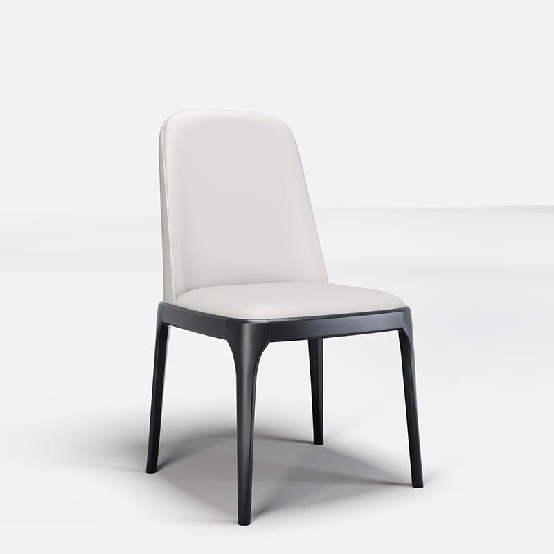 Dining Chairs Modern Style Oak Wood Side Chairs for Dining Room