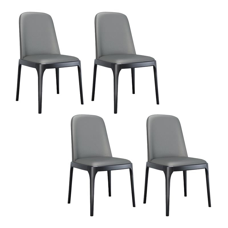 Dining Chairs Modern Style Oak Wood Side Chairs for Dining Room