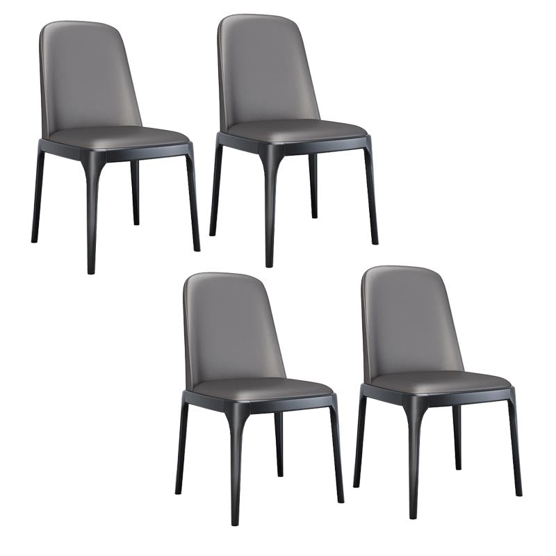 Dining Chairs Modern Style Oak Wood Side Chairs for Dining Room