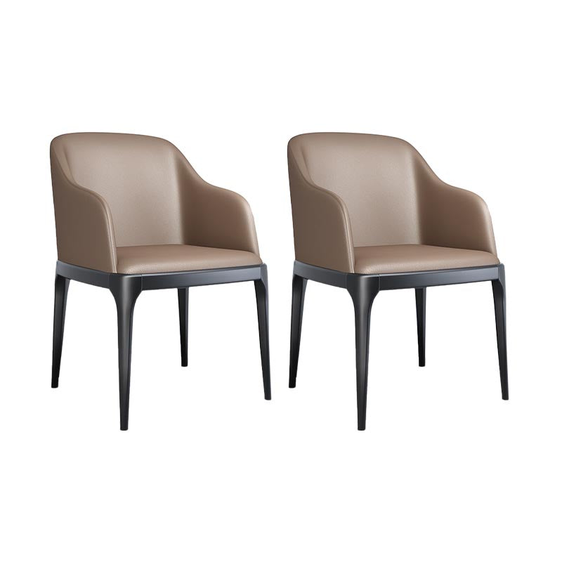 Dining Chairs Modern Style Oak Wood Side Chairs for Dining Room