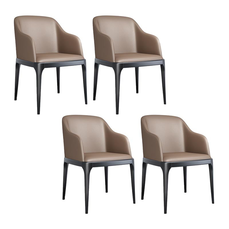 Dining Chairs Modern Style Oak Wood Side Chairs for Dining Room