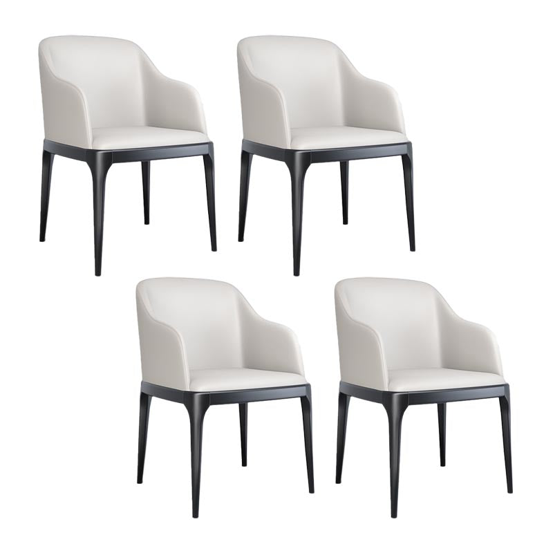 Dining Chairs Modern Style Oak Wood Side Chairs for Dining Room