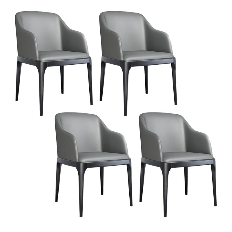 Dining Chairs Modern Style Oak Wood Side Chairs for Dining Room